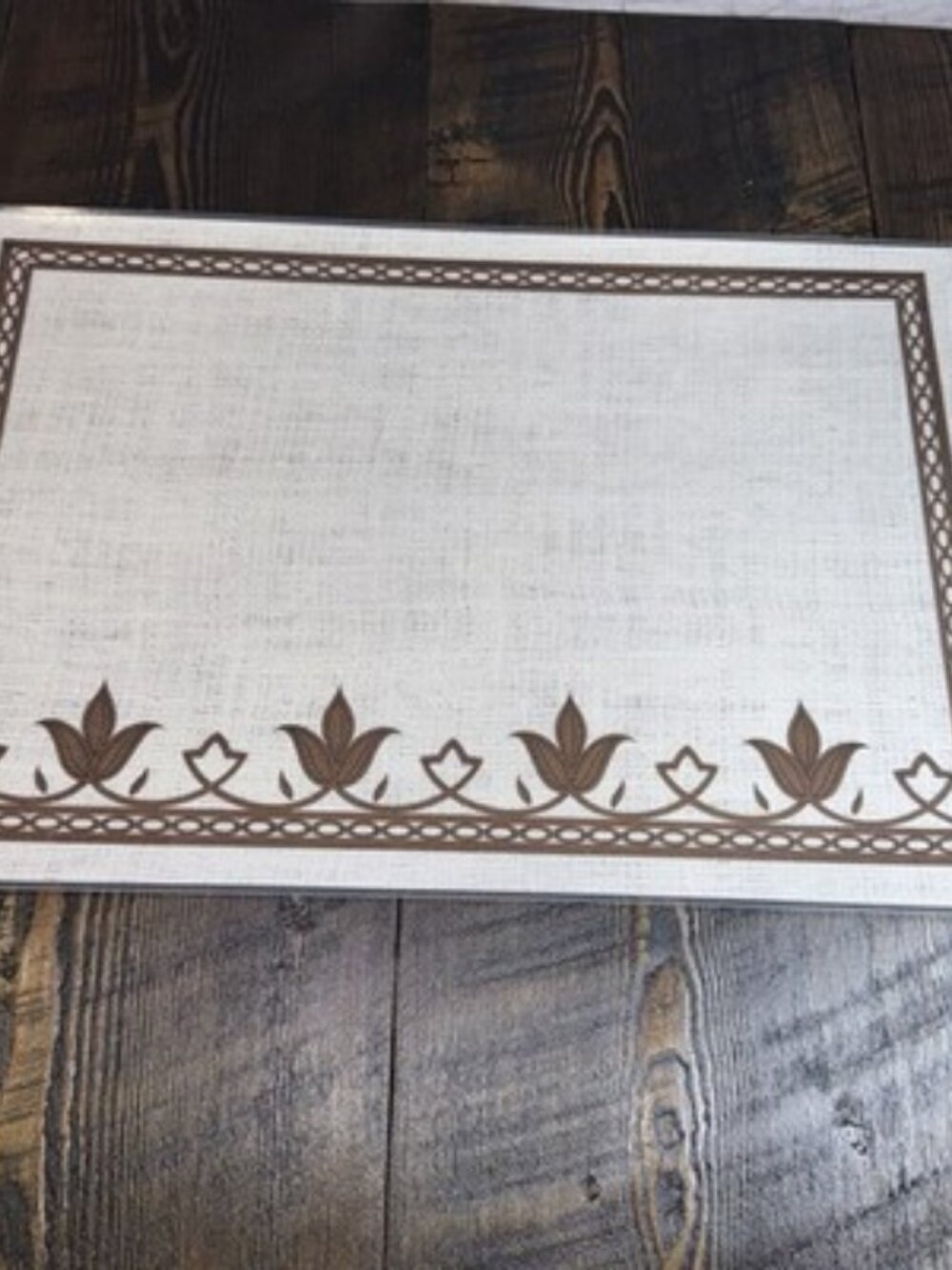 VTG‎ 9 Bright Of America Washington State Reversible 6 Placemats In Box 2 sided - Picture 3 of 16